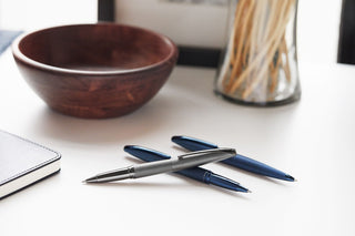 ATX® Sandblasted Titanium Gray Rollerball Pen - By Baano