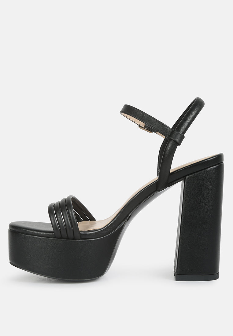 Cruella Block Heel Platform Sandals