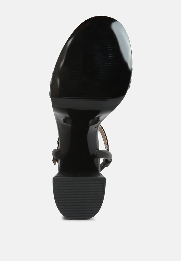 Cruella Block Heel Platform Sandals