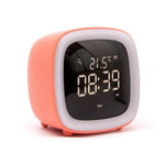Cut Digital Alarm Clock Cartoon Night Light Desk Alarm Clock Cute Toddler Alarm Clock Dimming Sleep Training Clock with Night Light Kids Wake Up Clock USB Rechargeable Easy Setting Kids Clocks for Bedrooms Rechargeable Battery Christmas gift for Kids Stevvex