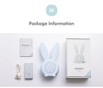 Cute Bunny Ear LED Digital Alarm Clock Electronic Kids Alarm Clock for Kids Children's Alarm Clocks for Girls Boys Bedroom Night Light for Kids Touch Control and Snoozing with USB Sound Control Rabbit Night Lamp Desk Clock Home Decoration Stevvex