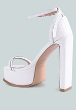 Cutlass High Heeled Chunky Sandals