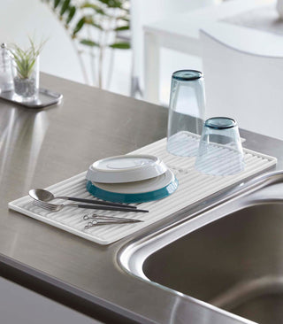 Roll-Up Dish Drying Mat - Silicone - By Baano