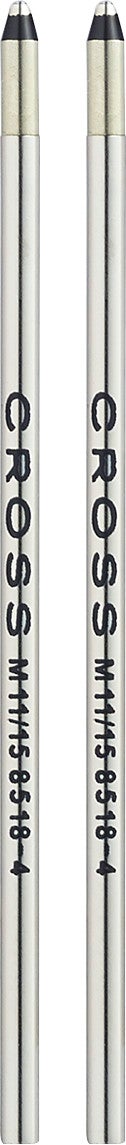 Mini Ballpoint Pen Refill - Black - Medium - Dual Pack - By Baano