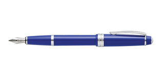 Bailey Light™ Polished Blue Resin Fine Nib Fountain Pen - By Baano