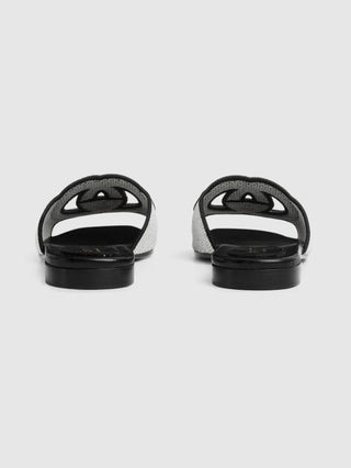 SLIDE SANDAL WITH INTERLOCKING G - By Baano