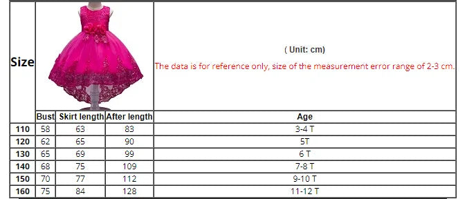 Red Flower Girl Dress - # GIAA211710004