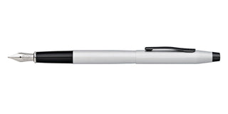 Classic Century® Brushed Chrome Fine Nib Fountain Pen - By Baano