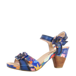 Daphne Retro Floral Heels