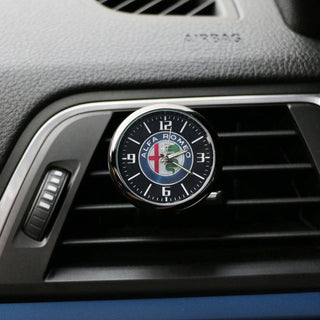 Dashboard Car Clock Air Clip Interior Car Accessories Car Dashboard Clock Cars Air Vent Clip Quartz Clocks Mini Luminous Quartz Analog Watch Universal Pocket Stick On Clock Perfect Decoration for Boats Bikes Auto Home Decoration Stevvex
