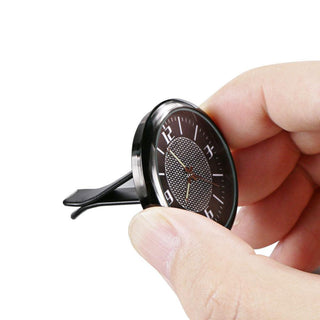Dashboard Car Clock Air Clip Interior Car Accessories Car Dashboard Clock Cars Air Vent Clip Quartz Clocks Mini Luminous Quartz Analog Watch Universal Pocket Stick On Clock Perfect Decoration for Boats Bikes Auto Home Decoration Stevvex
