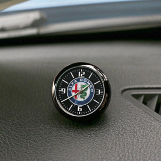 Dashboard Car Clock Air Clip Interior Car Accessories Car Dashboard Clock Cars Air Vent Clip Quartz Clocks Mini Luminous Quartz Analog Watch Universal Pocket Stick On Clock Perfect Decoration for Boats Bikes Auto Home Decoration Stevvex