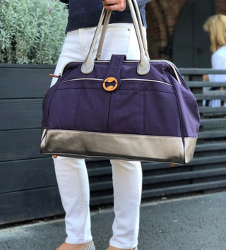 Cassia Weekender & Travel Bag - Indigo Purple