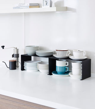 Stackable Countertop Shelf - Two Sizes - Steel - By Baano