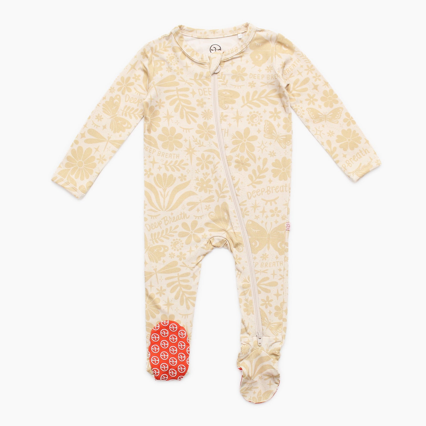 The Second-Skin Footie | Om Baby (Beige)