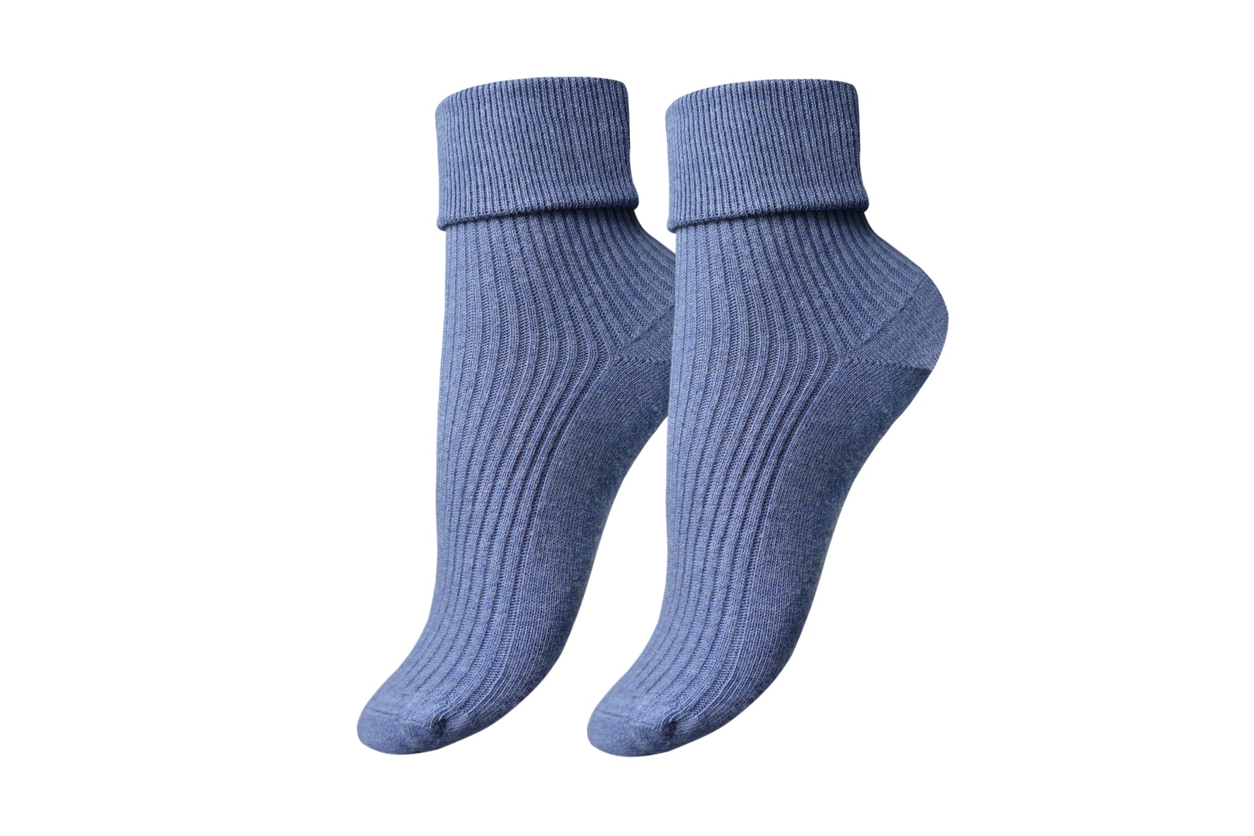 tittimitti® 100% Organic Combed Cotton Women's Socks. 1 Pair. Made in Italy.