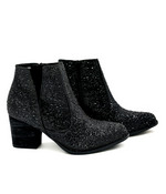 Shine Star Rhinestone Bootie in Black - By Baano
