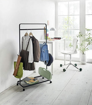 Kids' Rolling Coat Rack (45" H)  - Steel - By Baano