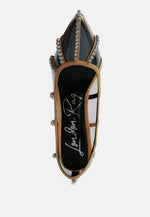 Diamante Clear Stiletto Heel Pumps London Rag International