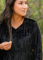 Diana Crushed Velvet Midi Dress - Glamourous Grace