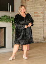 Diana Crushed Velvet Midi Dress - Glamourous Grace