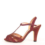 Diana Sparkly T-Strap Heels