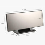 Digital Alarm Clock LED Digital Display Dual Alarm with USB Charger Port 0-100 Dimmer for Seniors Simple Bedside Big Number Alarm Clocks for Bedrooms LED Mirror Electronic Alarm Clocks Large LCD Display Digital Table Clock with Calendar Temperature Stevvex