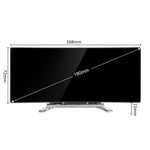 Digital Table Clock Digital Alarm Clock LED Bedside Clock Dual Alarm Adjustable Volume Alarm Clock for Bedroom  Electronic 7 Inch Number Desktop Alarm Clocks For Kids Bedroom LED Screen Curved Dimmable Mirror Stevvex