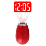 Digital Time Projection Clock Mini LED Clock With Time Projection Wake Up Light Alarm Clock for Heavy Sleeper Portable Digital Watch Night Light Magic Projector Clock Stevvex
