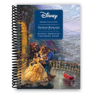 Disney Dreams Collection Thomas Kinkade Studios Disney Princess Coloring Book (Spiral Bound) - By Baano
