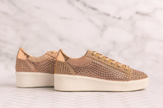 Diva Sneaker in Rose Gold Naughty Monkey