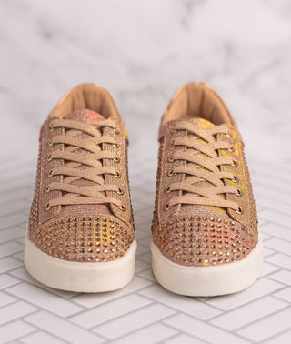 Diva Sneaker in Rose Gold Naughty Monkey