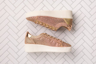 Diva Sneaker in Rose Gold Naughty Monkey