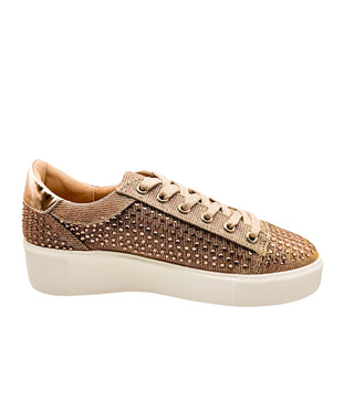 Diva Sneaker in Rose Gold Naughty Monkey