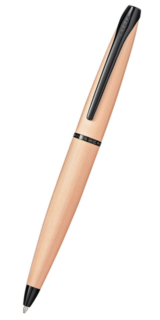 ATX® Brushed Rose Gold Ballpoint Pen - By Baano