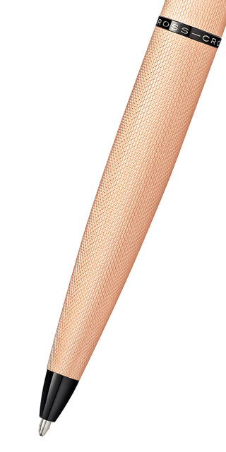 ATX® Brushed Rose Gold Ballpoint Pen - By Baano