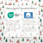 4-Piece Turkish Cotton Christmas Flannel Sheet - Whittaker Collection