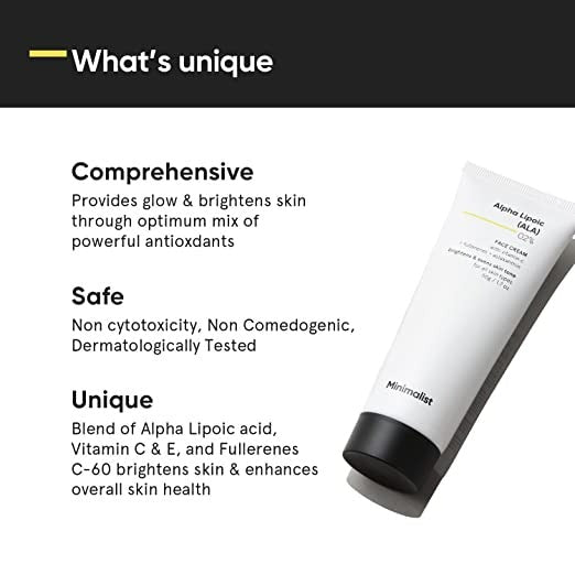 Minimalist Alpha Lipoic (ALA) 02% Face Cream