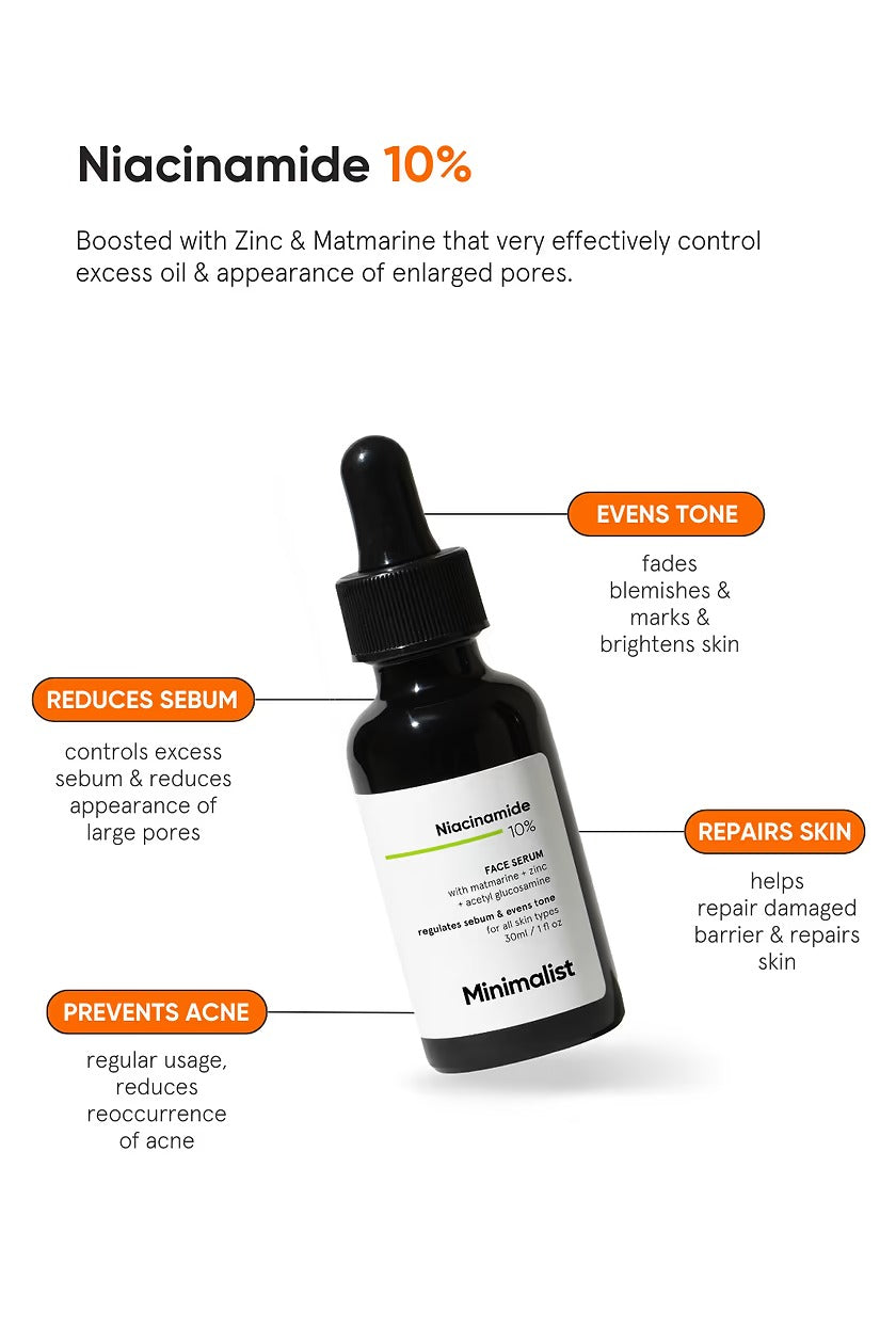 Minimalist 10% Niacinamide Face Serum