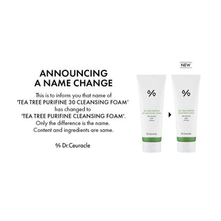 Dr. Ceuracle Tea Tree Purifine Cleansing Foam - By Baano