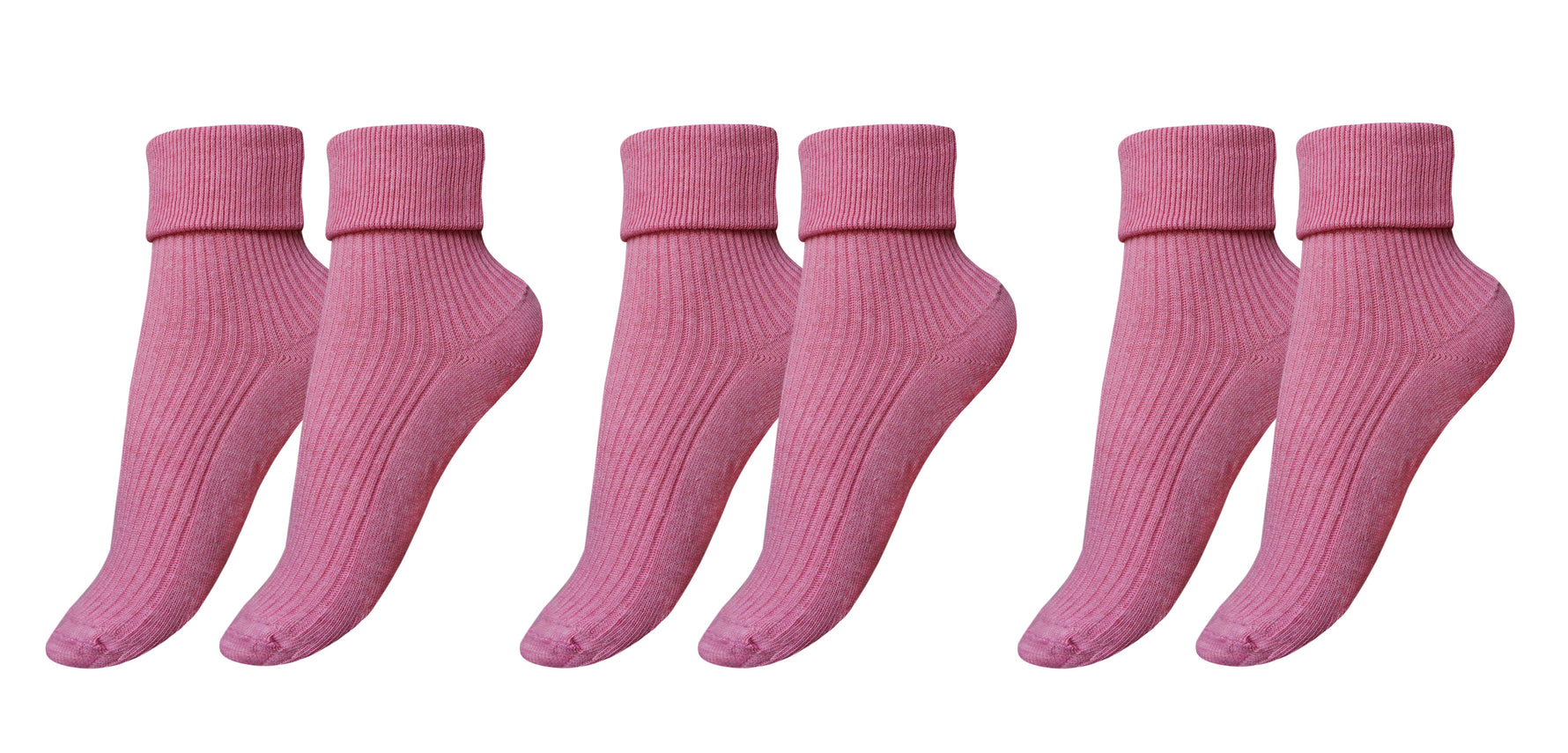 tittimitti® 100% Organic Combed Cotton Luxury Women's Socks 3-Pack. Made in Italy.