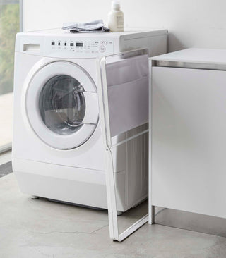 Elevated Laundry Hamper - Steel - By Baano
