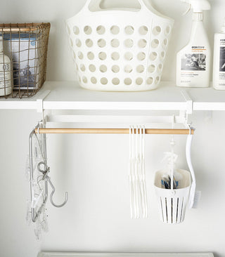Undershelf Hanger - Steel + Wood - By Baano