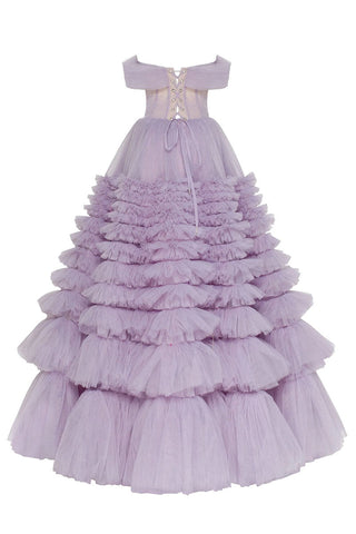 Duchess Off-The-Shoulder Prom Maxi Dress - By Baano