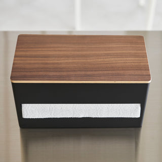Paper Towel Dispenser - Steel + Wood - By Baano