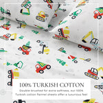 4-Piece Turkish Cotton Christmas Flannel Sheet - Whittaker Collection