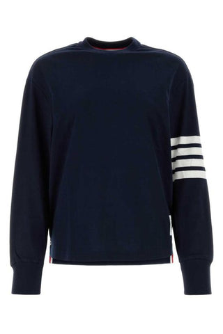 DIAGONAL ARMBAND COTTON LONG SLEEVE T-SHIRT