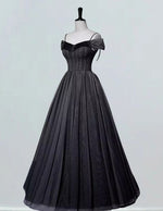 Off-Shoulder Tulle Evening Gown | Elegant Prom & Bridesmaid Dress