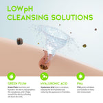 Hydrating Facial Cleanser, Gentle Soothing Korean Cleanser Face Wash for Acne-Prone Sensitive Skin. Green Plum Low Ph Cleansing Gel 200Ml 6.76 Fl. Oz.