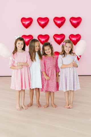 SALE Hot Pink Sequin Dress - By Baano
